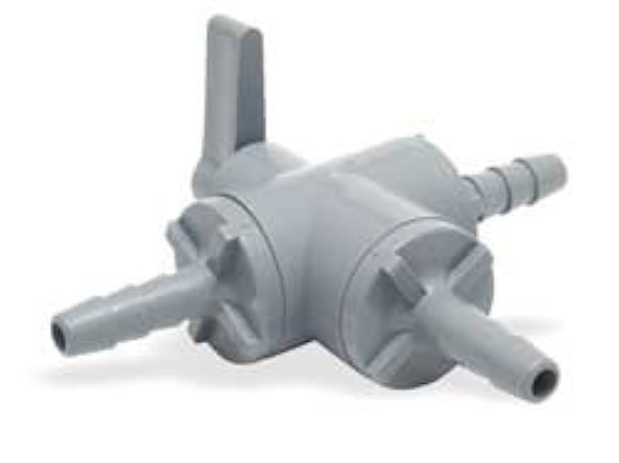 vaqtaux バニ Three-way 326 PVC Ball Valve 1/4